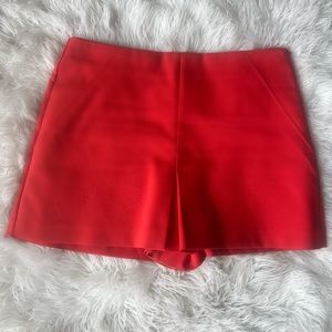 🚨ZARA Red/Orange skort. Size L. Excellent condition